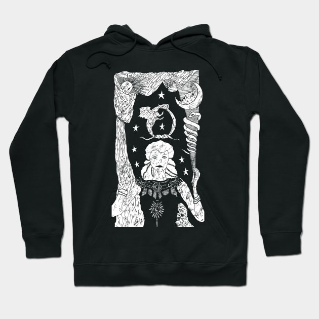 Dark Hours Hoodie by AllieHartleyArt